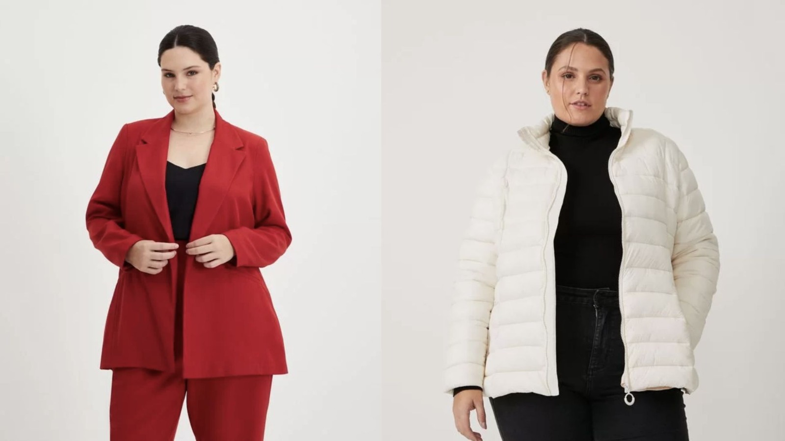 Xadrez, puffer e mais: Ashua Curve & Plus Size traz tendências em seleção de casacos